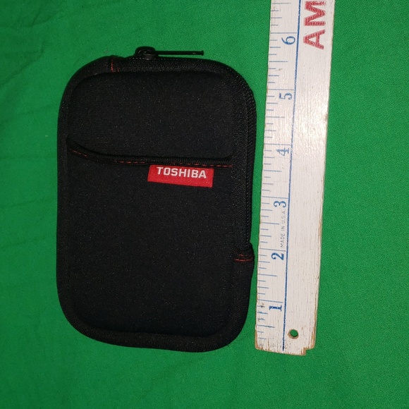 Toshiba Small Gadget Zip Pouch Bag 4"x5.5" - Picture 7 of 7